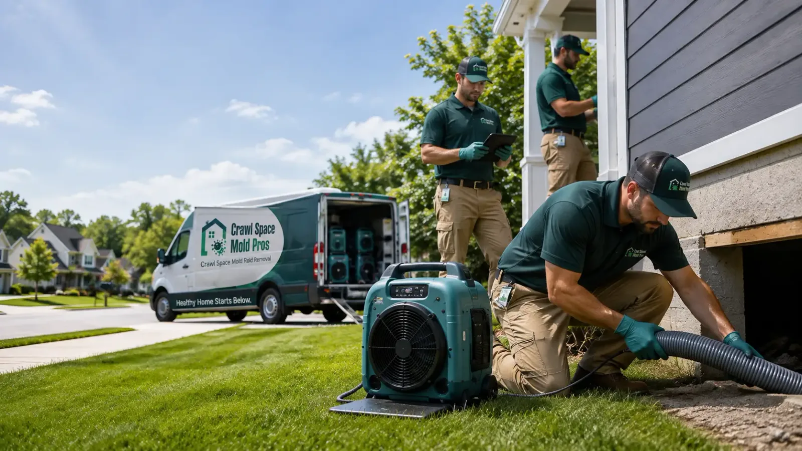 Crawl Space Mold Removal in Oldham, SD